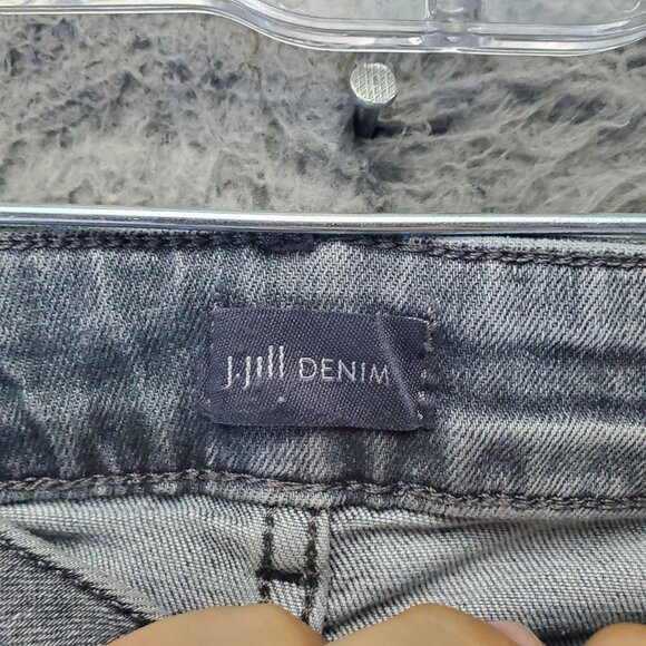 J.Jill Jeans Womens Size 16 Gray Boyfriend Straight Leg Ankle Stretch Denim - Picture 3 of 14